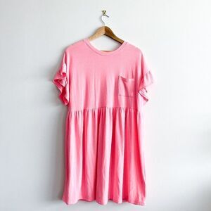 Cherish // neon pink dress // Size Large // Brand new!